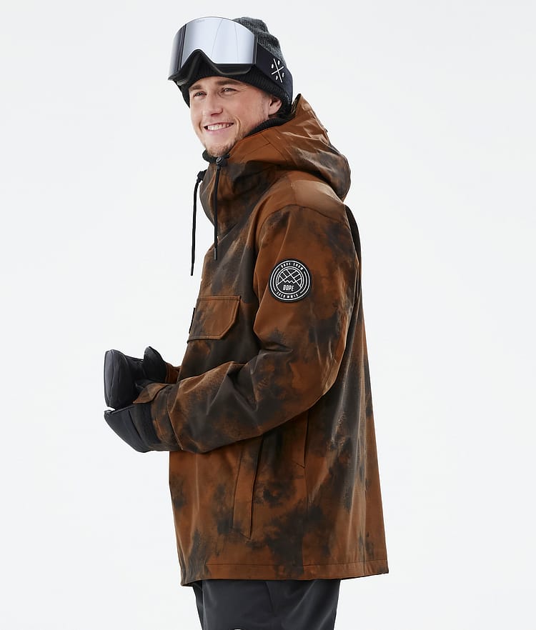Dope Blizzard 22 Snowboardjakke Herre Smudge Orange, Image 6 of 9