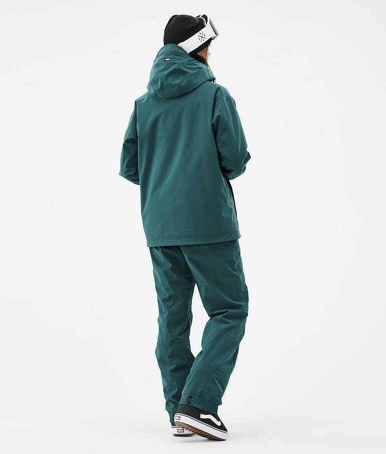 Dope Blizzard W Snowboardjakke Dame Bottle Green Renewed, Bilde 4 av 8