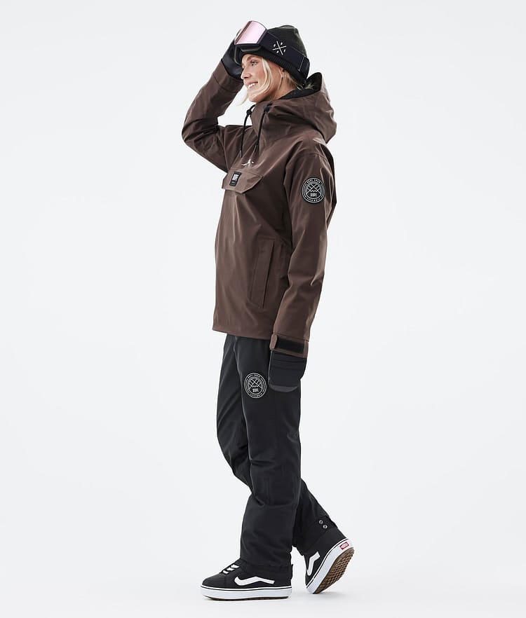 Dope Blizzard W 22 Snowboardjakke Dame Brown, Image 4 of 9