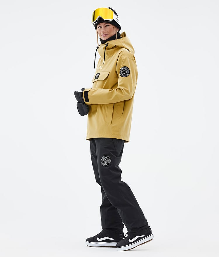 Dope Blizzard W 22 Snowboardjakke Dame Ochre, Image 4 of 9