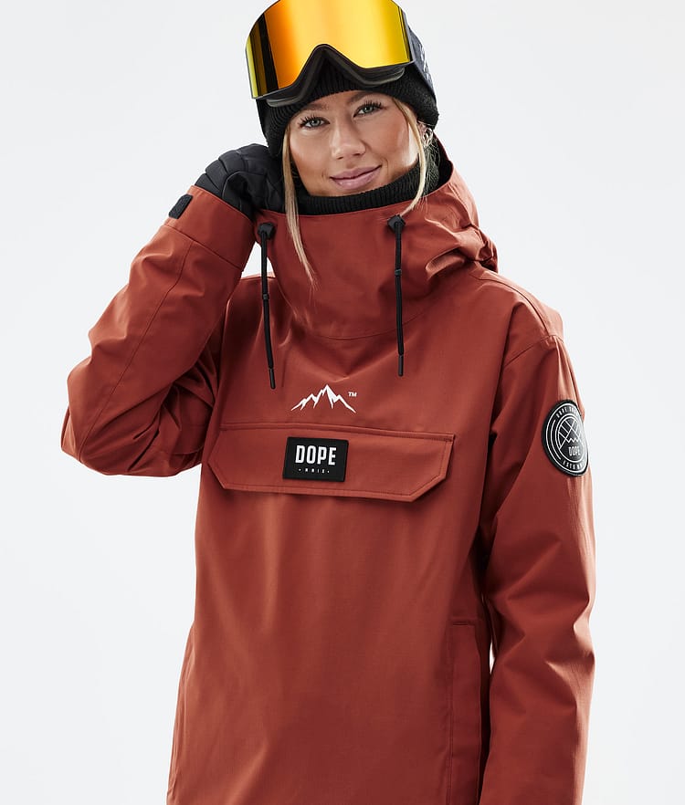 Dope Blizzard W 22 Snowboardjakke Dame Rust, Image 2 of 9