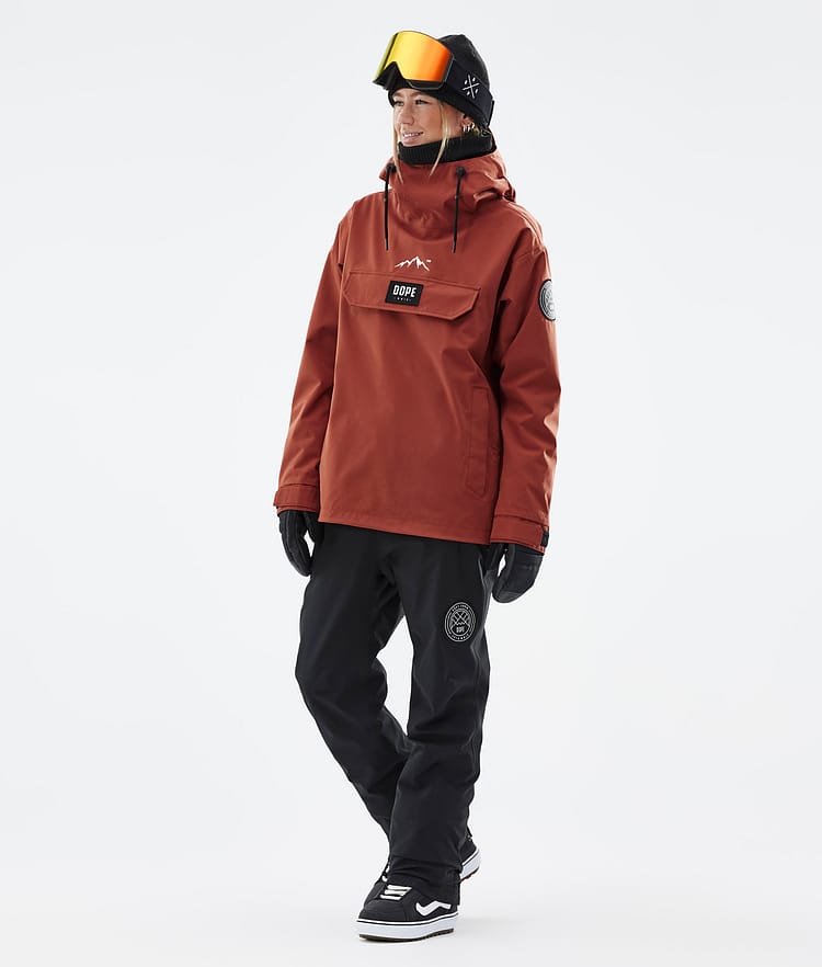 Dope Blizzard W 22 Snowboardjakke Dame Rust, Image 3 of 9