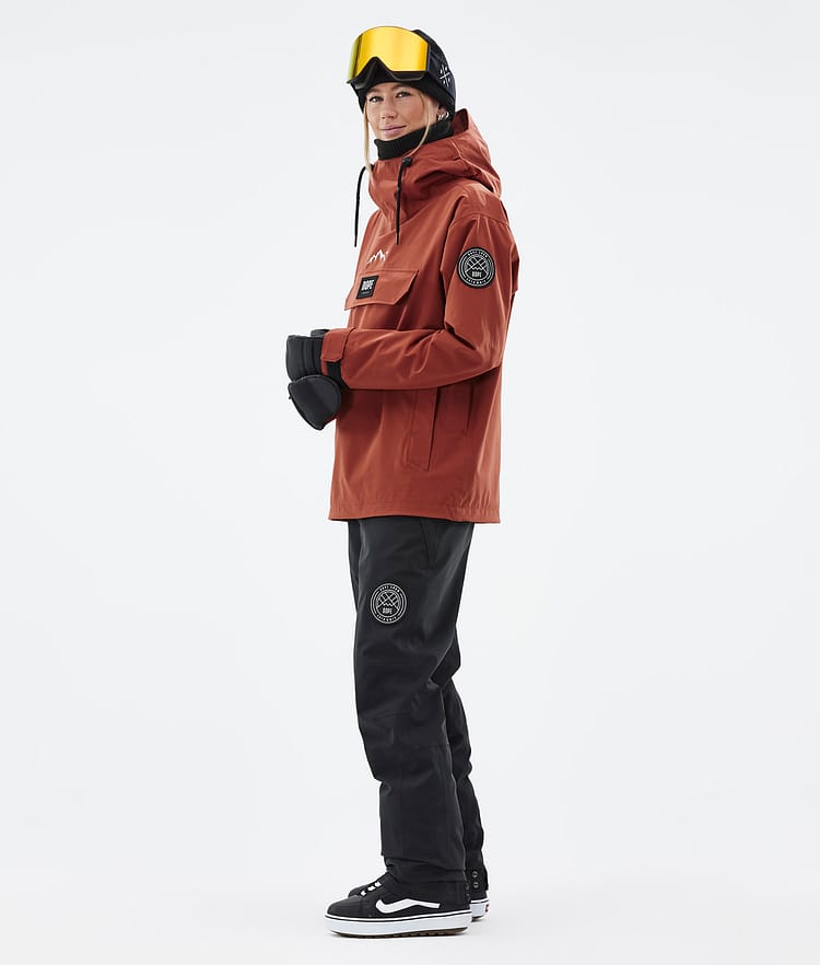 Dope Blizzard W 22 Snowboardjakke Dame Rust, Image 4 of 9