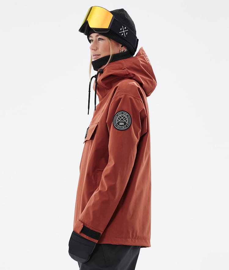 Dope Blizzard W 22 Snowboardjakke Dame Rust, Image 6 of 9