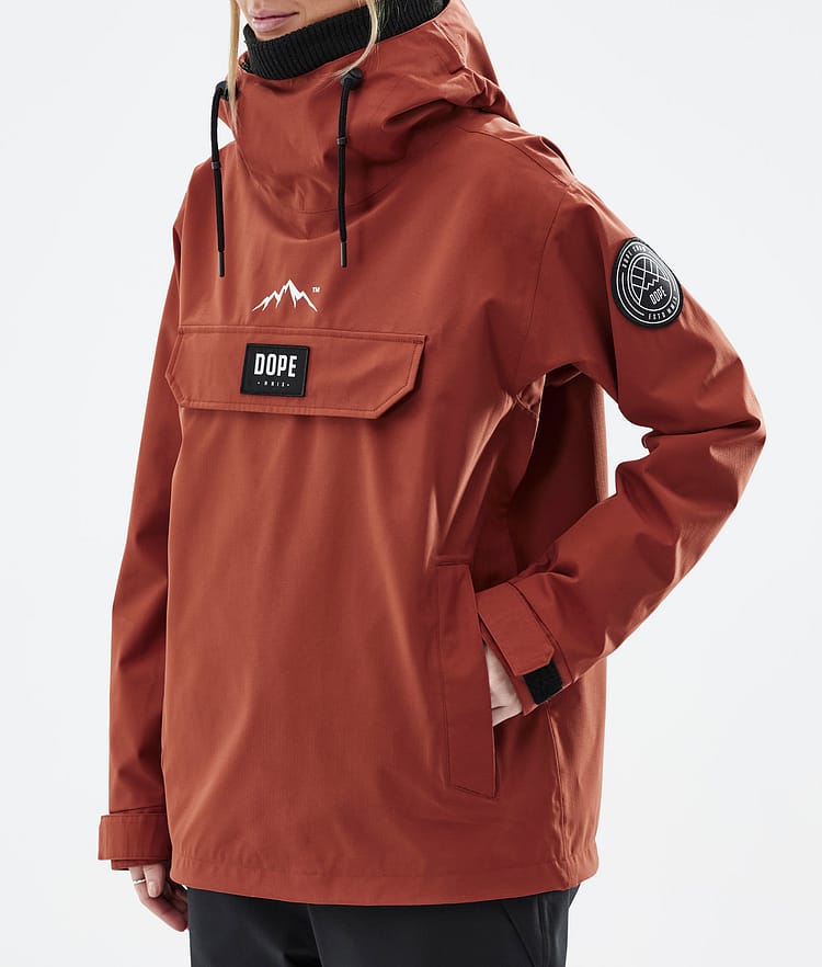 Dope Blizzard W 22 Snowboardjakke Dame Rust, Image 8 of 9