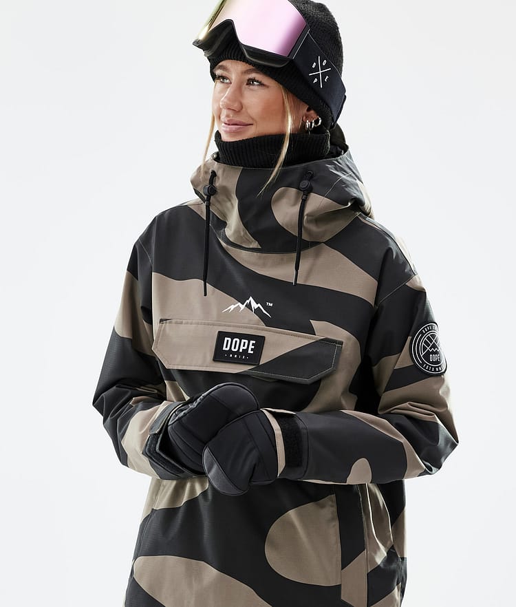 Dope Blizzard W 2022 Snowboardjakke Dame Pangea Walnut, Bilde 2 av 9