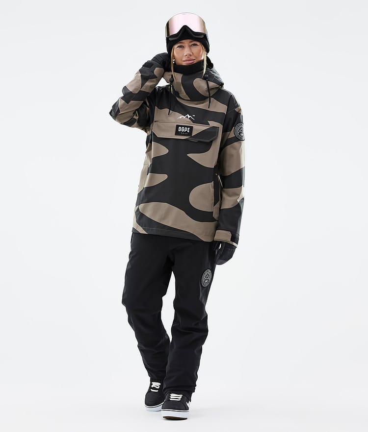 Dope Blizzard W 2022 Snowboardjakke Dame Pangea Walnut, Bilde 3 av 9
