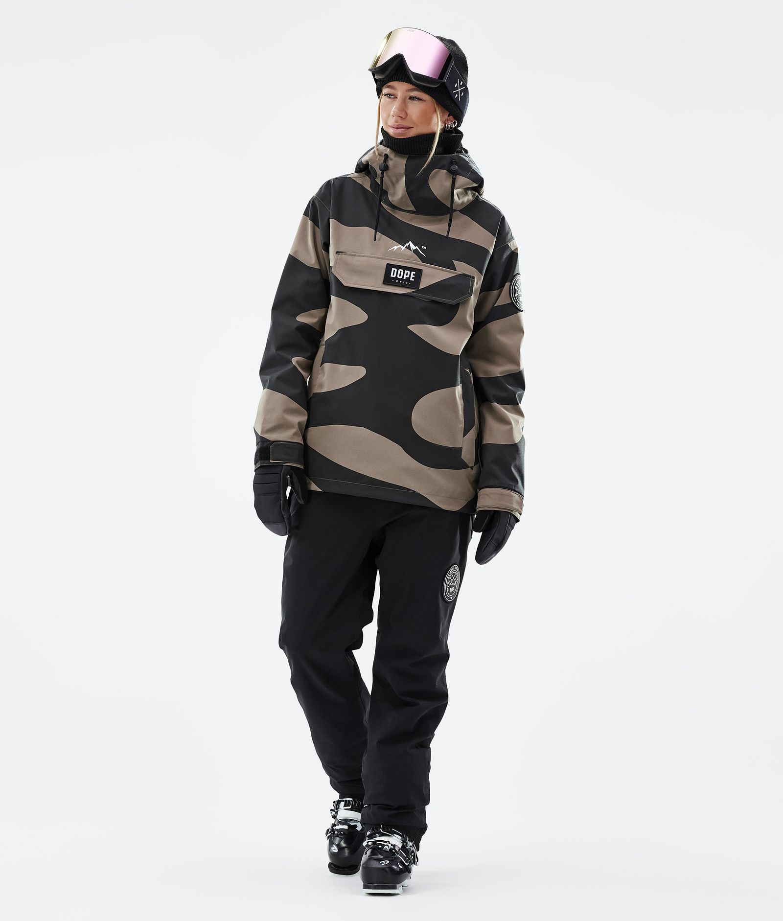 Dope Blizzard W 2022 Skijakke Dame Pangea Walnut, Bilde 3 av 9