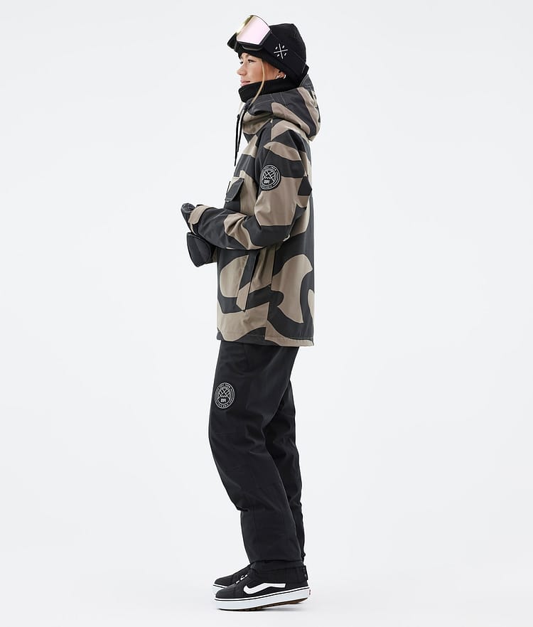 Dope Blizzard W 2022 Snowboardjakke Dame Pangea Walnut, Bilde 4 av 9
