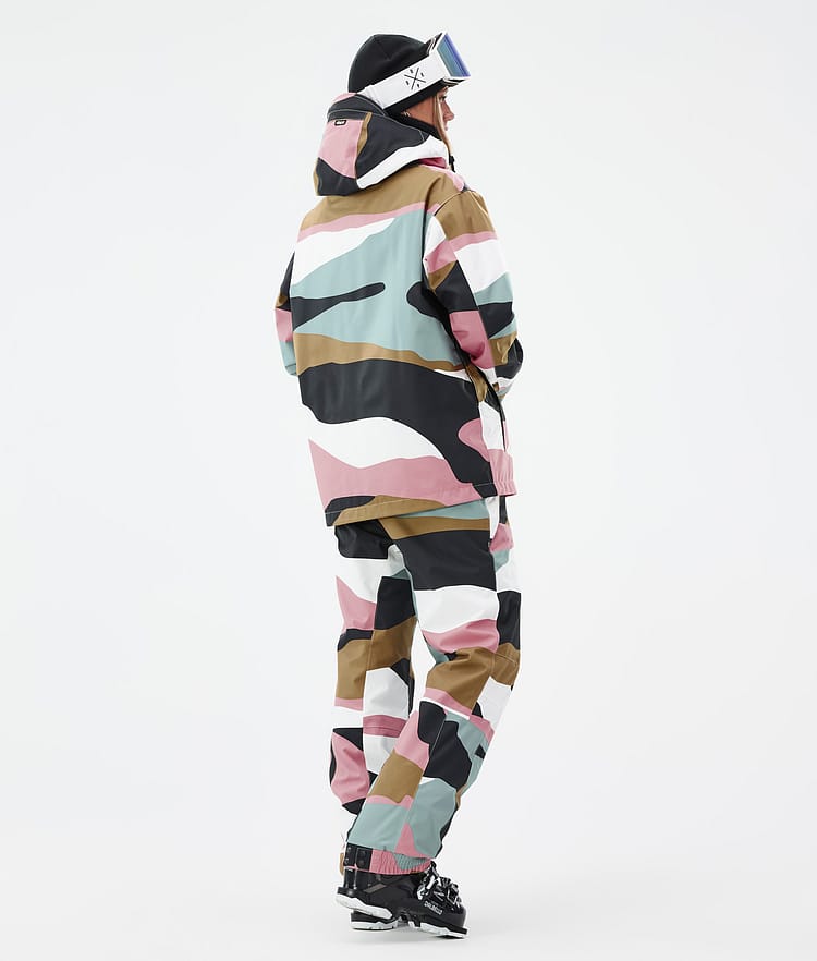 Dope Blizzard W Skijakke Dame Shards Gold Muted Pink, Bilde 4 av 8