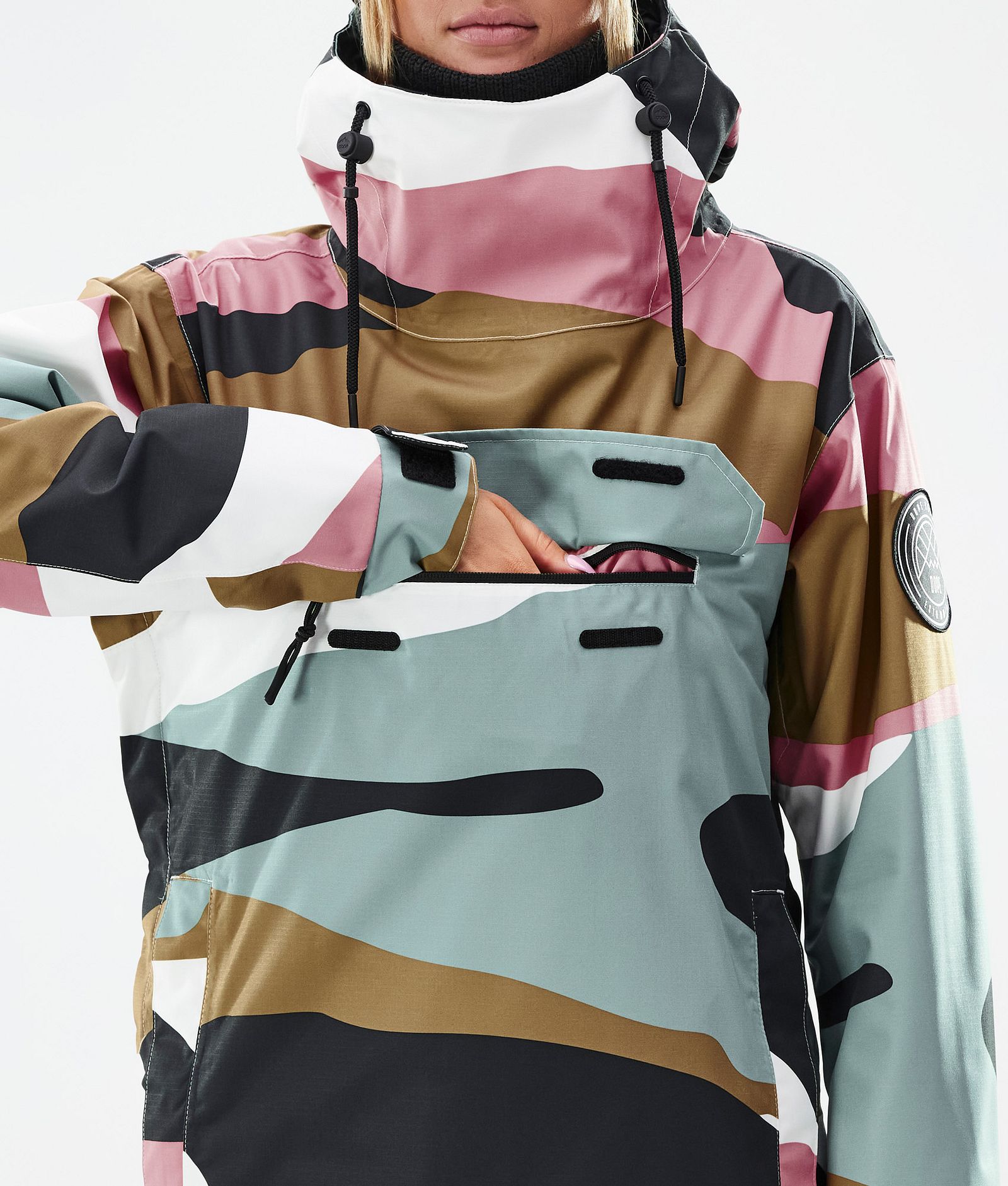 Dope Blizzard W Skijakke Dame Shards Gold Muted Pink, Bilde 8 av 8