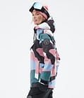 Dope Blizzard W 2022 Snowboardjakke Dame Shards Light Blue Muted Pink Renewed, Bilde 6 av 9