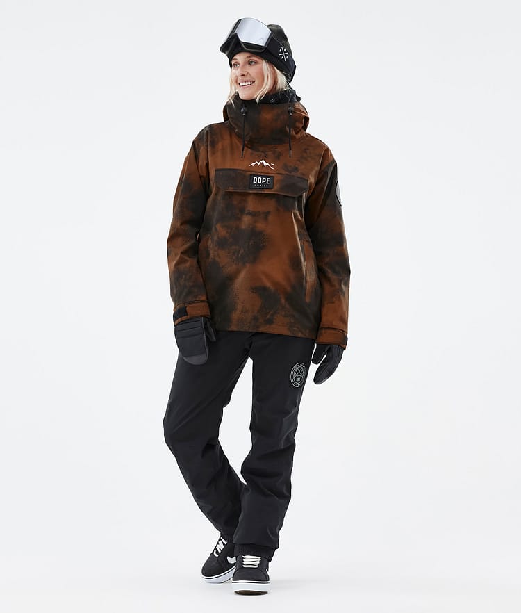 Dope Blizzard W 22 Snowboardjakke Dame Smudge Orange, Image 3 of 9