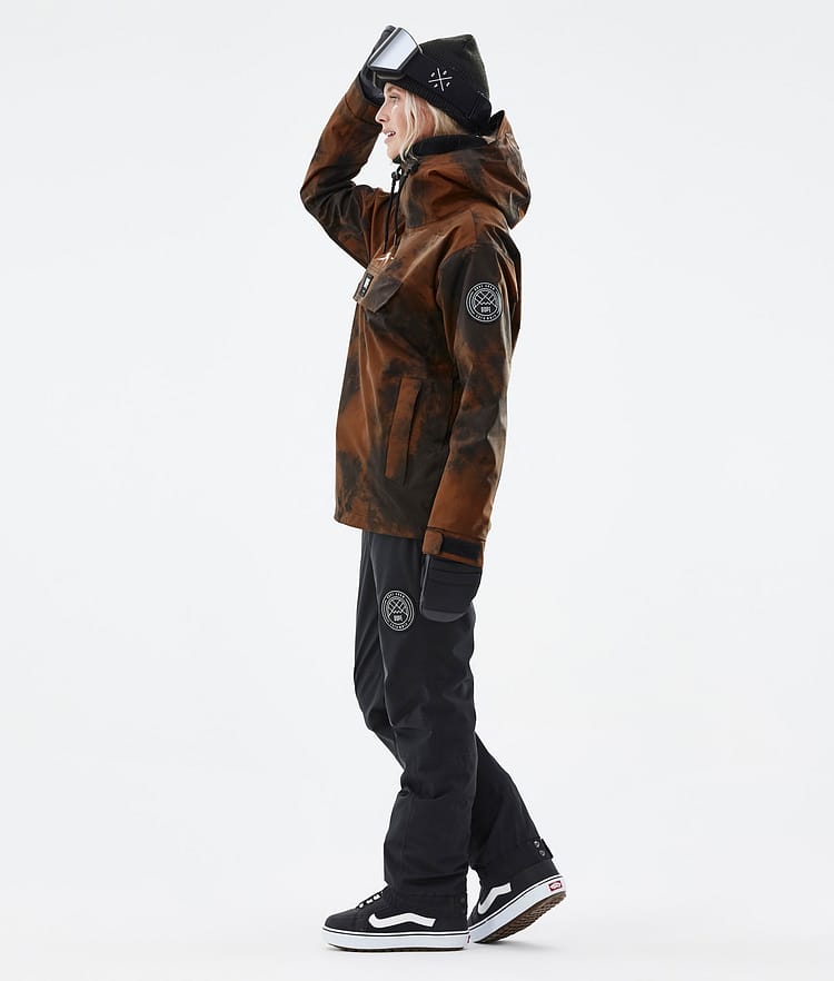 Dope Blizzard W 22 Snowboardjakke Dame Smudge Orange, Image 4 of 9