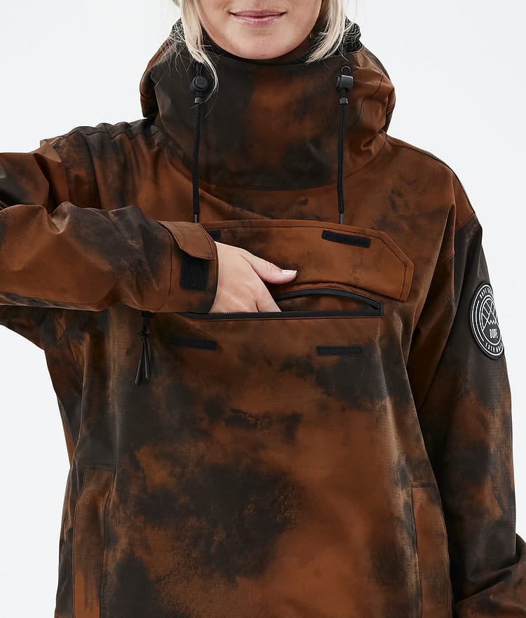 Dope Blizzard W 22 Skijakke Dame Smudge Orange, Image 9 of 9