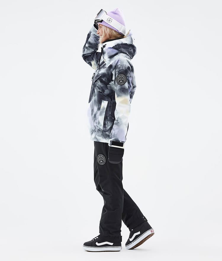 Dope Blizzard W 22 Snowboardjakke Dame Tiedye Black Purple, Image 4 of 9