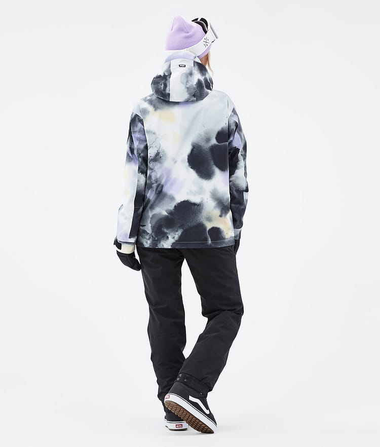 Dope Blizzard W 22 Snowboardjakke Dame Tiedye Black Purple, Image 5 of 9