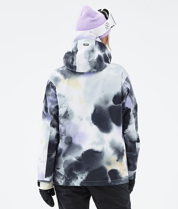 Dope Blizzard W 22 Snowboardjakke Dame Tiedye Black Purple, Image 7 of 9