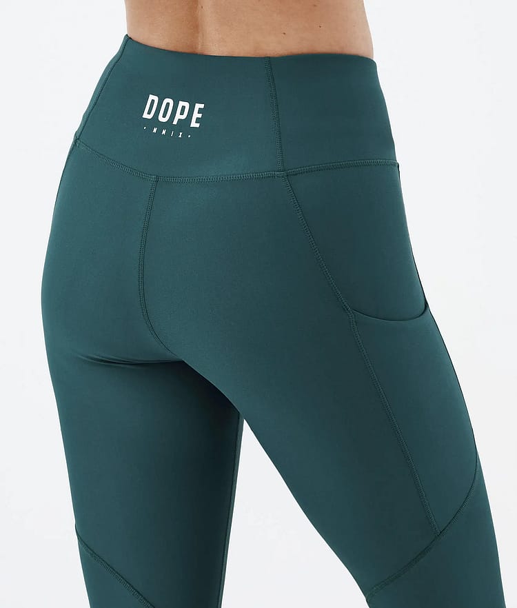 Dope Lofty Tech Leggings Dame Bottle Green, Bilde 7 av 8