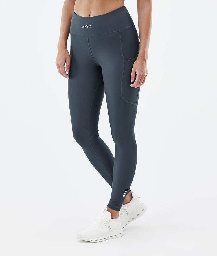 Dope Lofty Tech Leggings Dame Metal Blue