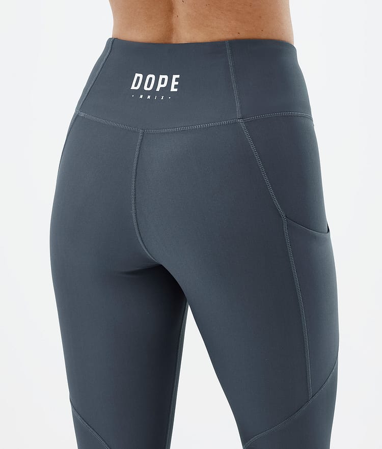 Dope Lofty Tech Leggings Dame Metal Blue