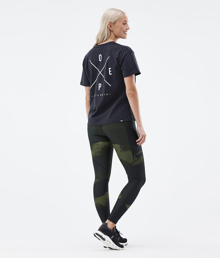 Dope Lofty Tech Leggings Dame Green Camo, Bilde 4 av 8
