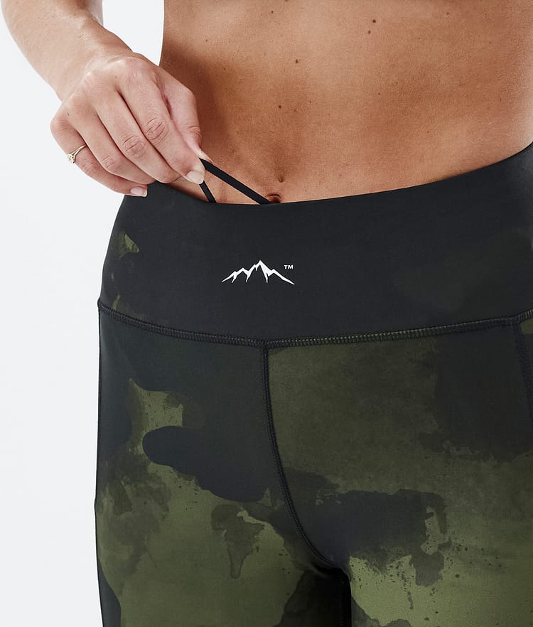 Dope Lofty Tech Leggings Dame Green Camo, Bilde 6 av 8