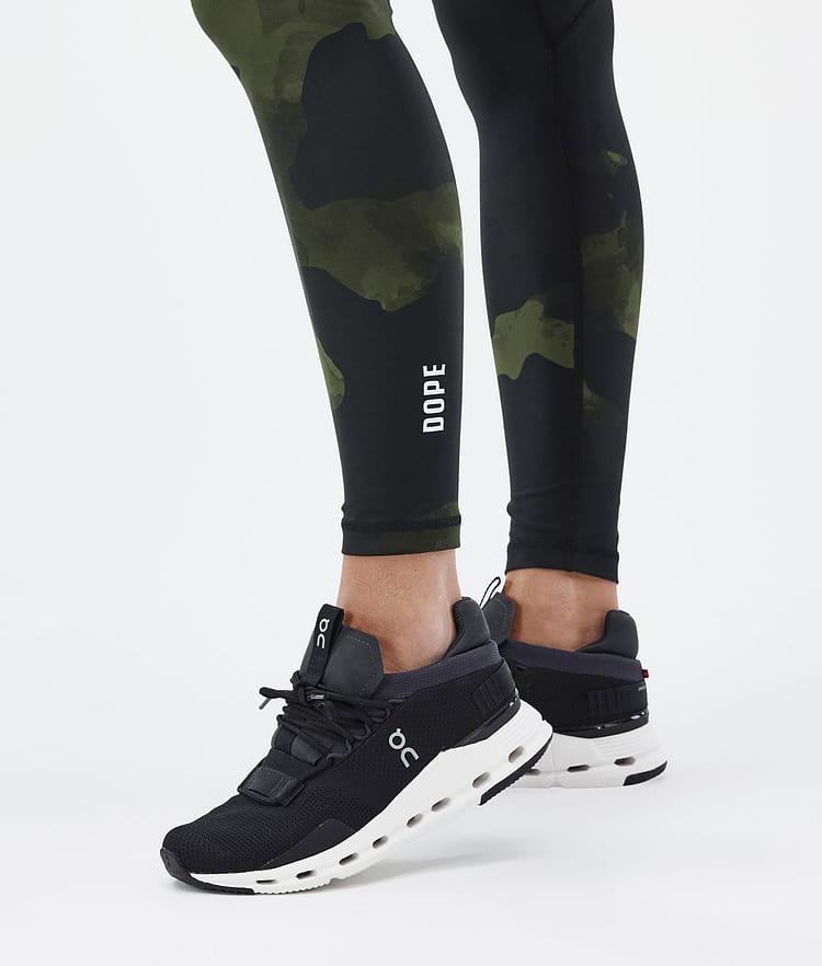 Dope Lofty Tech Leggings Dame Green Camo, Bilde 8 av 8