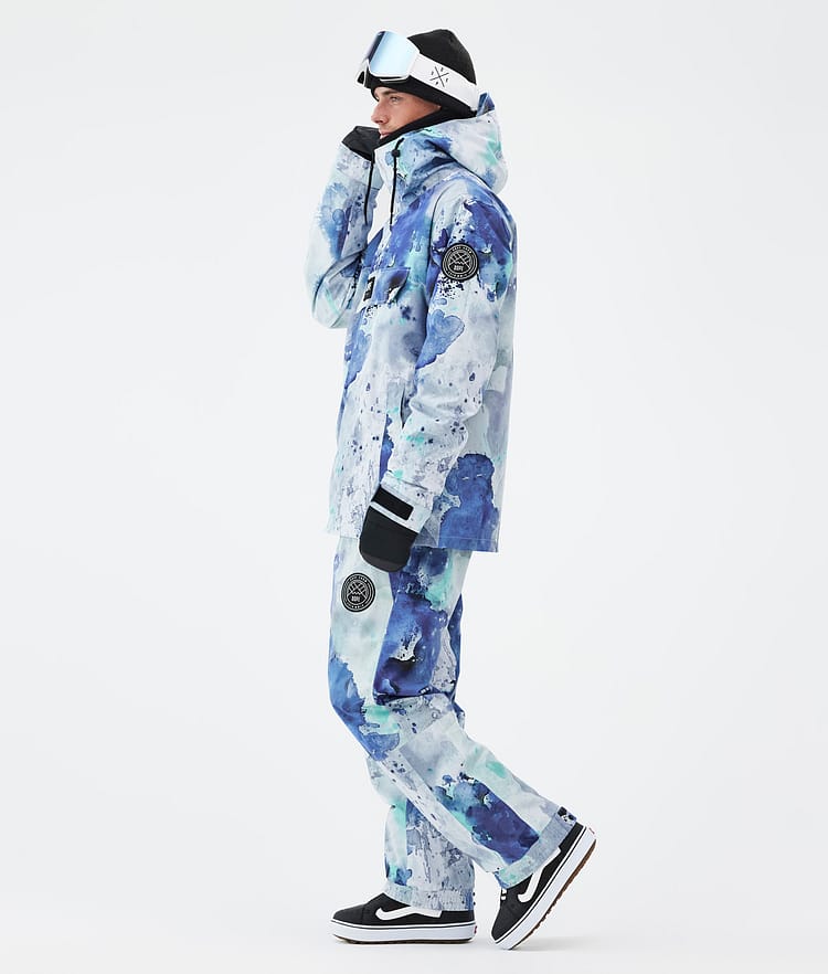 Dope Blizzard Snowboardjakke Herre Spray Blue Green, Image 3 of 8