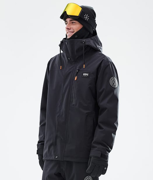 Dope Blizzard Full Zip 24 Snowboardjakke Herre Black