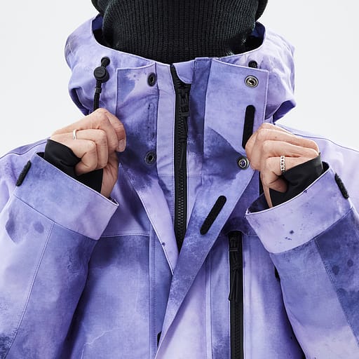 Glidelås foran med doble klaffer Hovedproduktdetaljbilde,