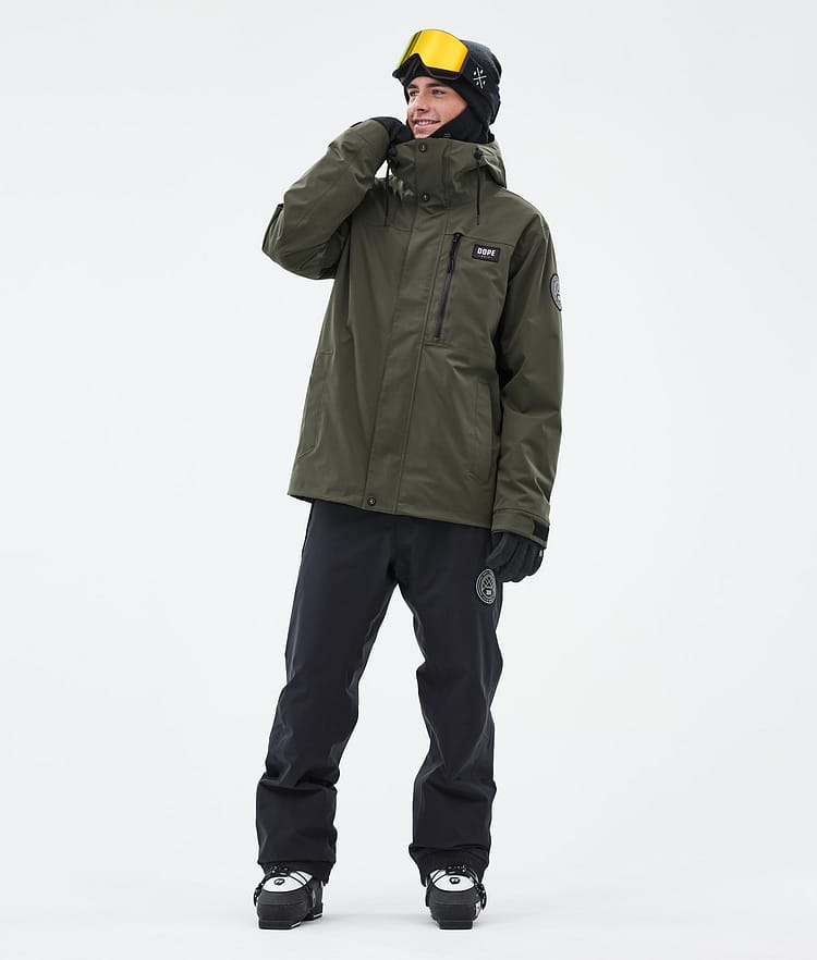 Dope Blizzard Full Zip 24 Skijakke Herre Olive Green, Bilde 2 av 9