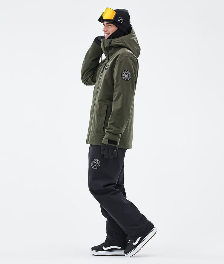 Dope Blizzard Full Zip 24 Snowboardjakke Herre Olive Green Renewed, Bilde 3 av 9
