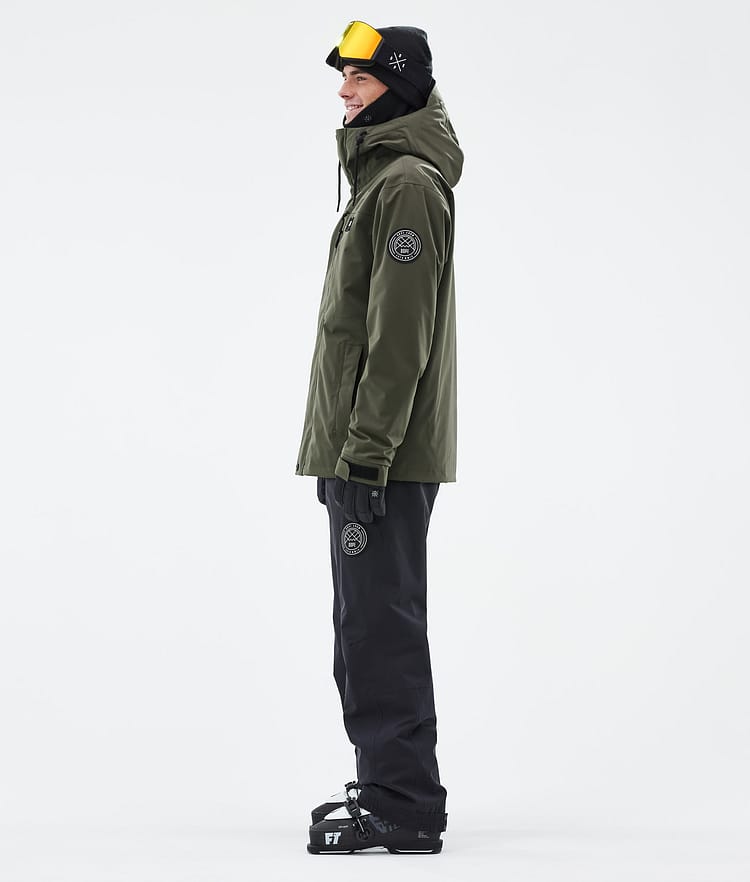 Dope Blizzard Full Zip 24 Skijakke Herre Olive Green, Bilde 3 av 9