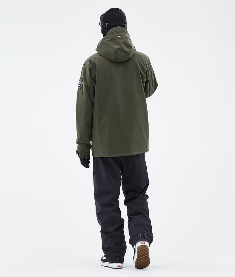 Dope Blizzard Full Zip 24 Snowboardjakke Herre Olive Green Renewed, Bilde 4 av 9
