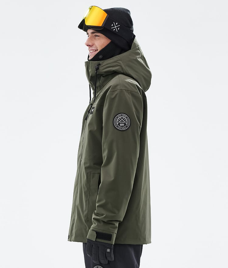 Dope Blizzard Full Zip 24 Snowboardjakke Herre Olive Green Renewed, Bilde 5 av 9