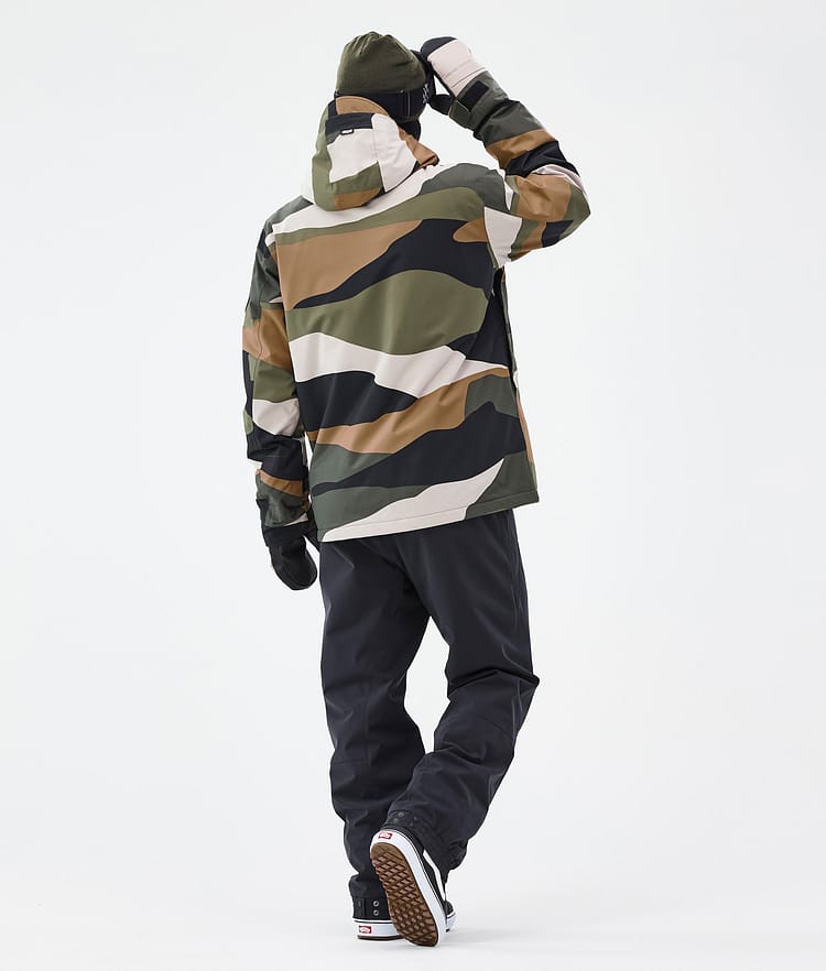 Dope Blizzard Full Zip Snowboardjakke Herre Shards Gold Green, Image 4 of 9