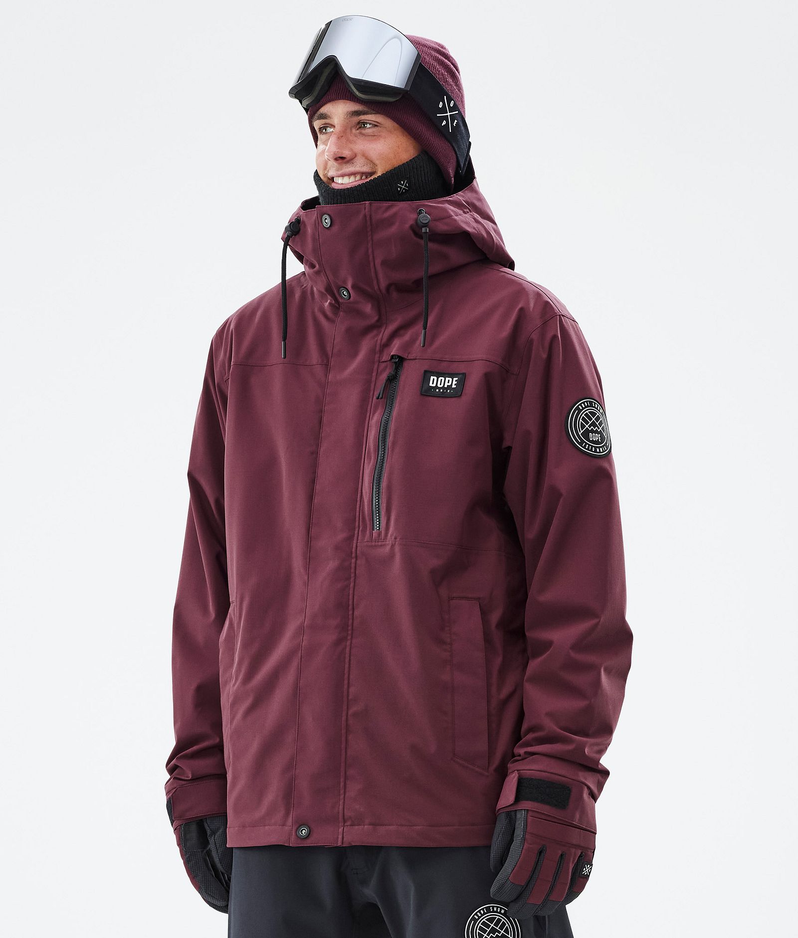 Dope Blizzard Full Zip Snowboardjakke Herre Burgundy, Bilde 1 av 9