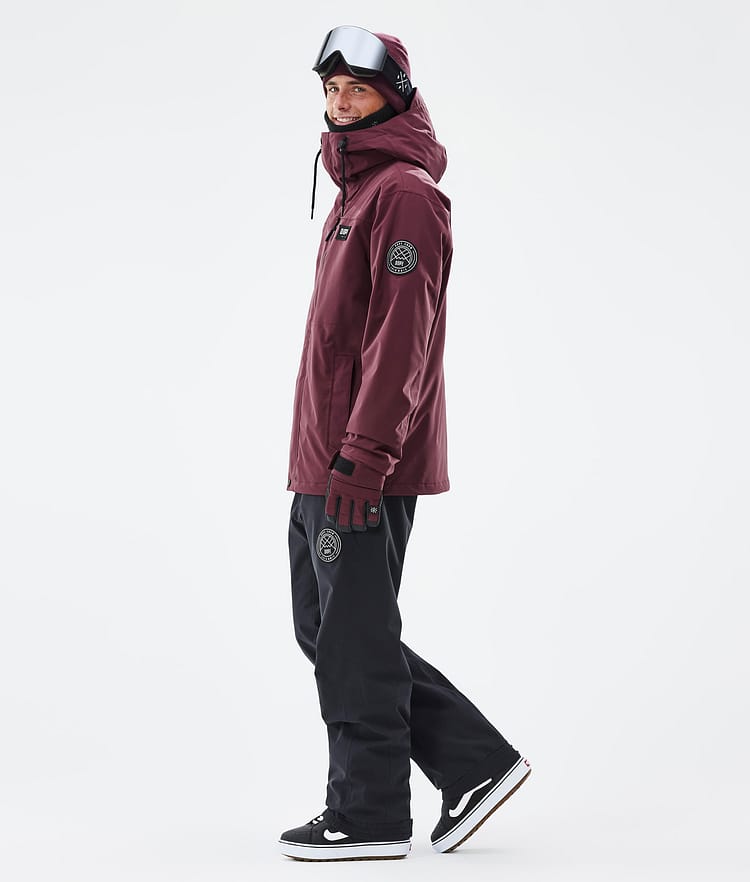 Dope Blizzard Full Zip Snowboardjakke Herre Burgundy