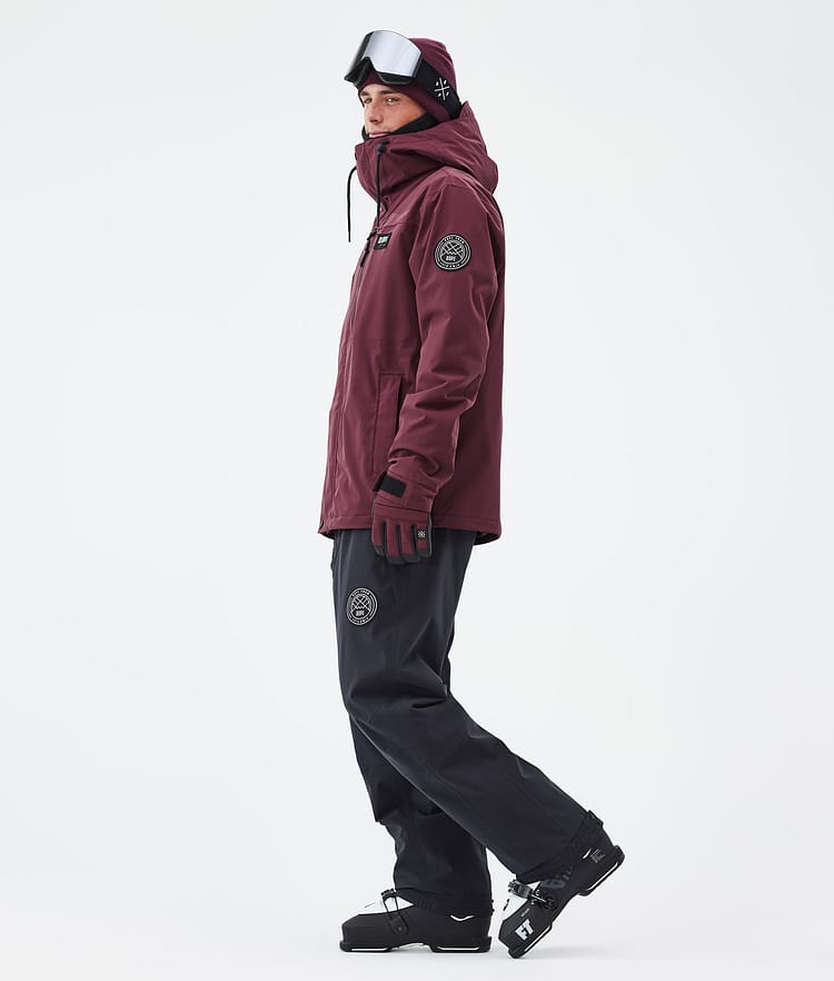 Dope Blizzard Full Zip Skijakke Herre Burgundy, Bilde 3 av 9