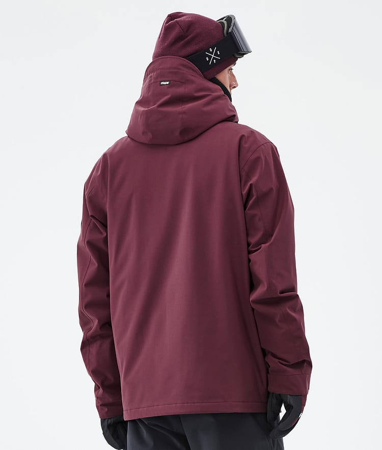 Dope Blizzard Full Zip Snowboardjakke Herre Burgundy