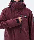 Dope Blizzard Full Zip Snowboardjakke Herre Burgundy, Bilde 8 av 9