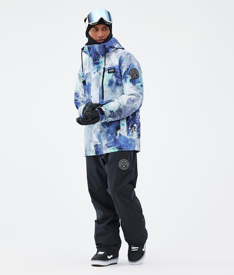 Dope Blizzard Full Zip Snowboardjakke Herre Spray Blue Green, Bilde 2 av 9