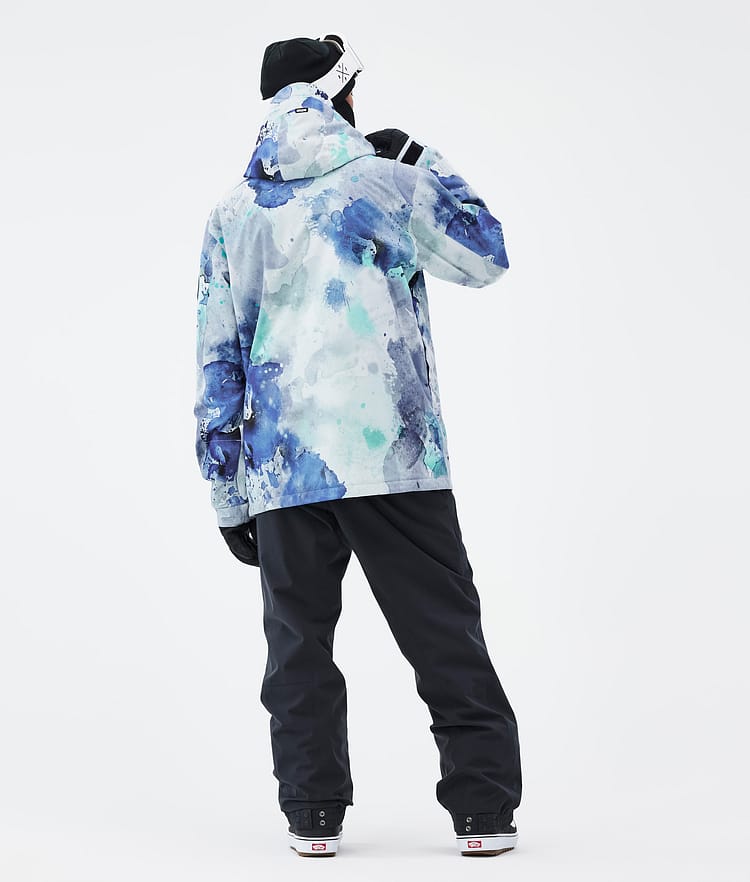 Dope Blizzard Full Zip Snowboardjakke Herre Spray Blue Green, Bilde 4 av 9