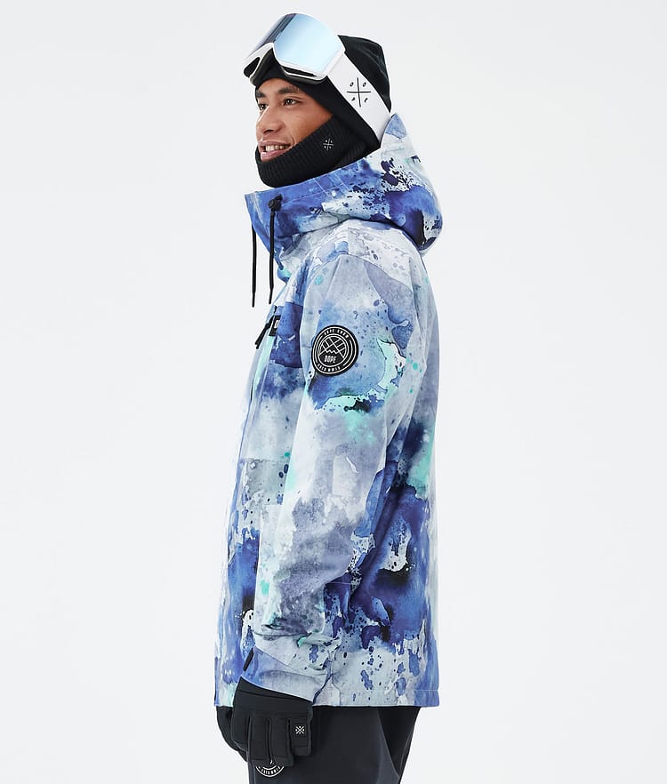 Dope Blizzard Full Zip Snowboardjakke Herre Spray Blue Green, Bilde 5 av 9