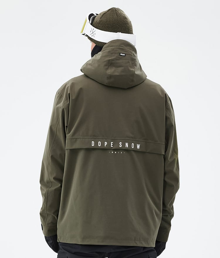 Dope Legacy Snowboardjakke Herre Olive Green, Bilde 7 av 8