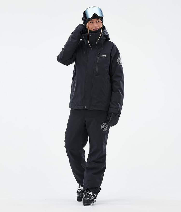 Dope Blizzard W Full Zip 24 Skijakke Dame Black, Bilde 3 av 10