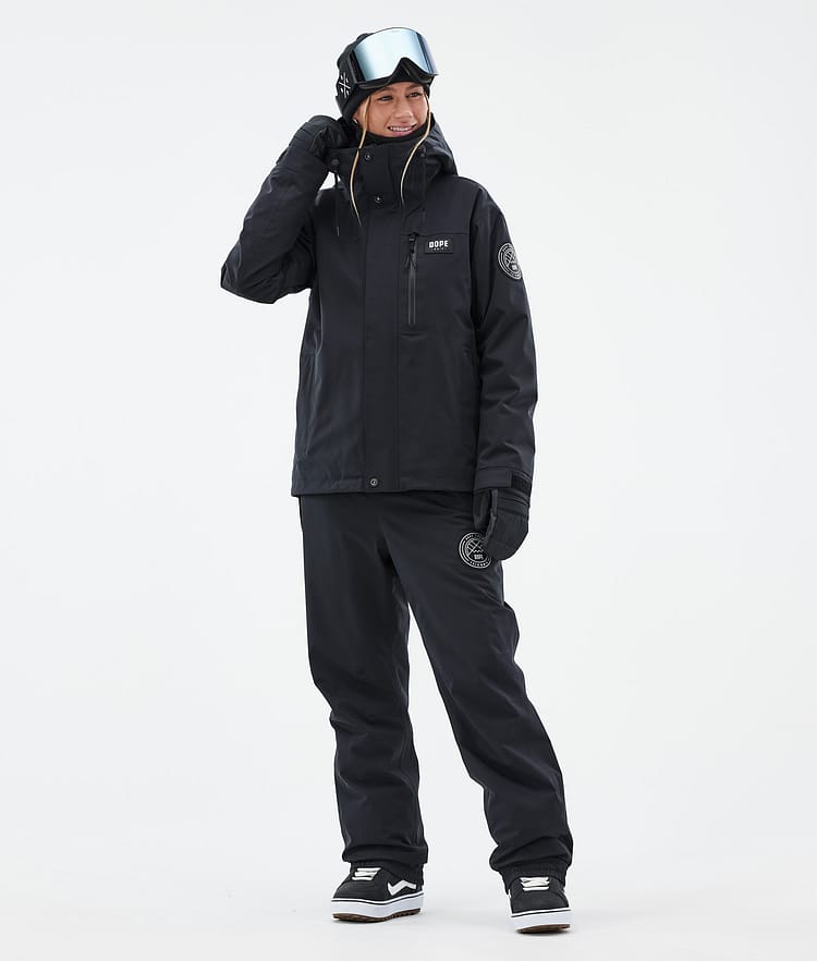 Dope Blizzard W Full Zip 24 Snowboardjakke Dame Black Renewed, Bilde 3 av 10