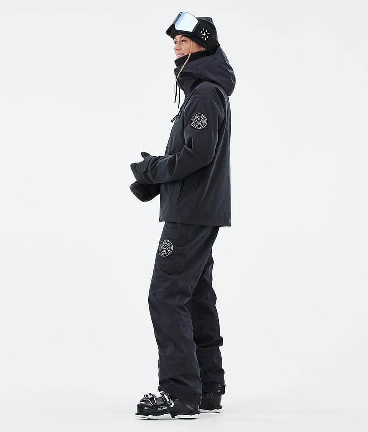 Dope Blizzard W Full Zip 24 Skijakke Dame Black, Bilde 4 av 10