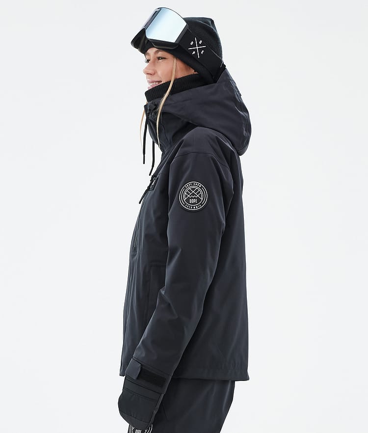 Dope Blizzard W Full Zip 24 Snowboardjakke Dame Black Renewed, Bilde 6 av 10